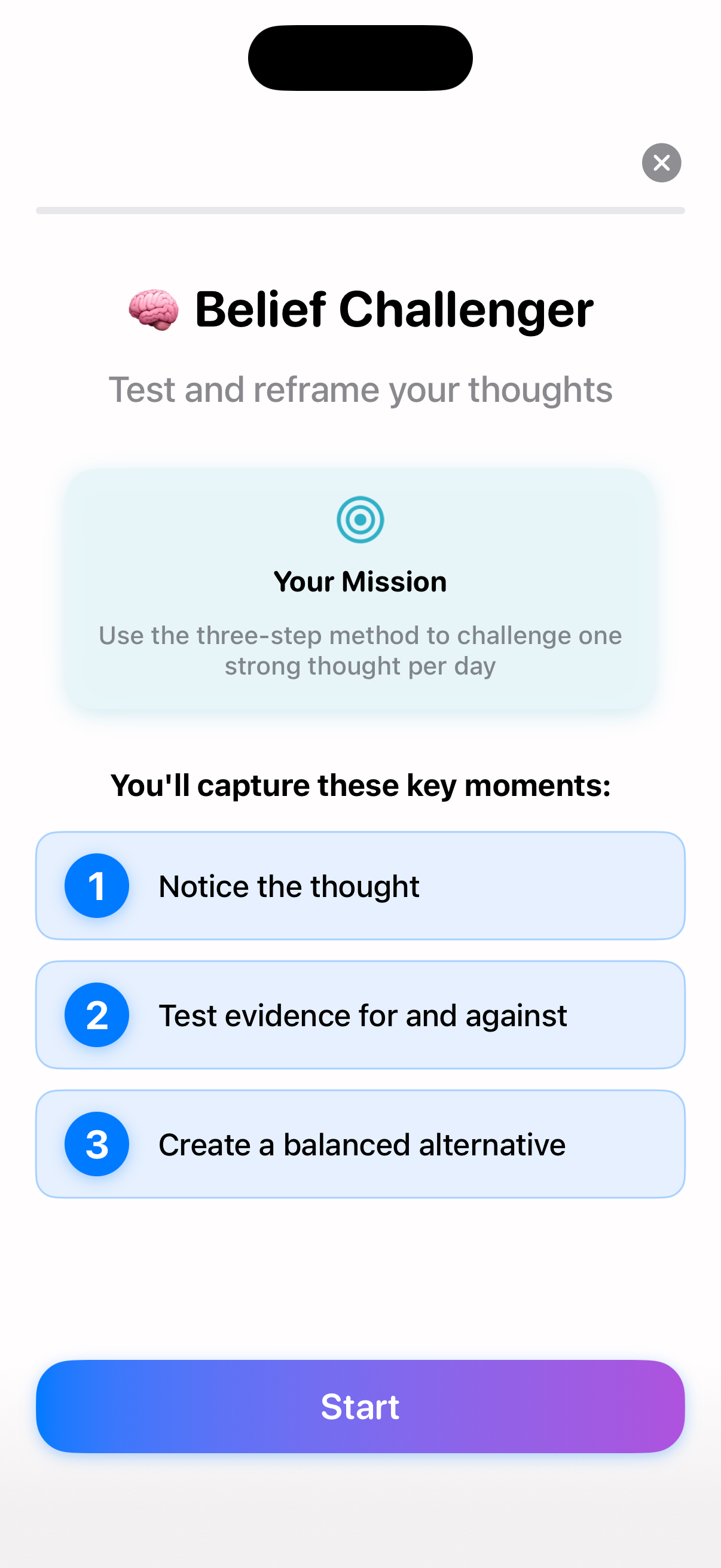 Exercise screenshot showing daily quests